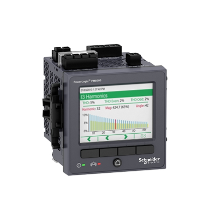 Schneider PowerLogic PM8000 series AI-optimized energy management system