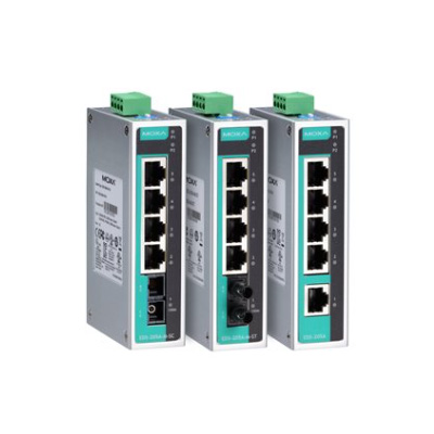 MOXA EDS-205A Series 5-port compact unmanaged Ethernet switches