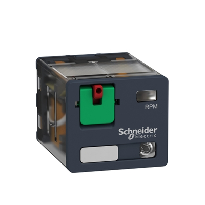 Schneider RPM21P7 plug-in relay lockable test button