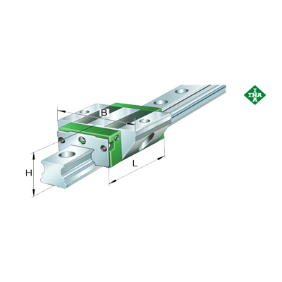 Schaeffler KUE25-B-EC INA KUE series ball screw Ball monorail guidance system