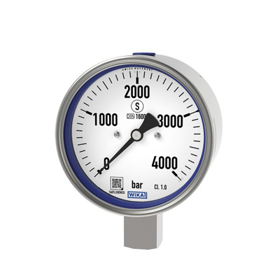 Wika Bourdon tube pressure gauge, stainless steel PG23HP-P